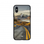 NXE-hoes met glazen achterkant voor iPhone XS Max. - weg