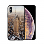 NXE-hoes met glazen achterkant voor iPhone XS Max. - Empire State Building