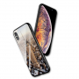 NXE-hoes met glazen achterkant voor iPhone XS Max. - Empire State Building