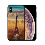 NXE-hoes met glazen achterkant voor iPhone XS Max. - Eiffeltoren