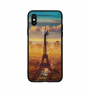 NXE-hoes met glazen achterkant voor iPhone XS Max. - Eiffeltoren