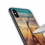 NXE-hoes met glazen achterkant voor iPhone XS Max. - Eiffeltoren
