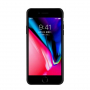 NXE-hoes met glazen achterkant voor iPhone 7/8 - oranje bloem