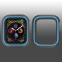 Siliconen koffer voor Apple Watch 40mm - zwart - blauw