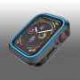 Siliconen koffer voor Apple Watch 40mm - zwart - blauw