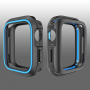 Siliconen koffer voor Apple Watch 40mm - zwart - blauw
