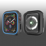 Siliconen koffer voor Apple Watch 40mm - zwart - blauw