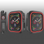 Siliconen koffer voor Apple Watch 40mm - zwart - rood