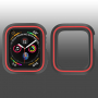 Siliconen koffer voor Apple Watch 40mm - zwart - rood