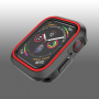 Siliconen koffer voor Apple Watch 40mm - zwart - rood
