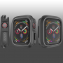 Siliconen koffer voor Apple Watch 40mm - zwart - grauw