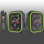 Siliconen koffer voor Apple Watch 40mm - zwart - groen