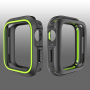 Siliconen koffer voor Apple Watch 40mm - zwart - groen