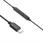 BASEUS Encok-hoofdtelefoon met bliksemaansluiting voor iPhone / iPad - zwart