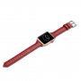 Stijlvolle kunstlederen band voor Apple Watch 42mm / 41mm / 40mm / 38mm - rood