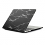 Matte hoes voor MacBook Air 13" (A1932 / A2179 / A2337) - zwart marmer