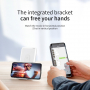 BASEUS 10000mAh tribune / Power Bank met draadloos opladen - zwart