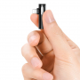 USAMS reductie met bliksem / 3,5 jack connectors - zwart