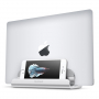 BESTAND 2in1 verticaal statief voor MacBook en iPad - zilver