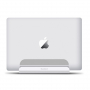 BESTAND 2in1 verticaal statief voor MacBook en iPad - zilver