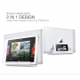 BESTAND 2in1 verticaal statief voor MacBook en iPad - zilver