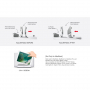 BESTAND 2in1 verticaal statief voor MacBook en iPad - zilver