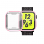 Koffer met displaybeveiliging voor Apple Watch 40mm - roze-goud