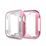 Koffer met displaybeveiliging voor Apple Watch 40mm - roze-goud