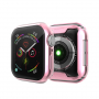 Koffer met displaybeveiliging voor Apple Watch 40mm - roze-goud