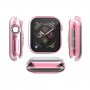 Koffer met displaybeveiliging voor Apple Watch 40mm - roze-goud