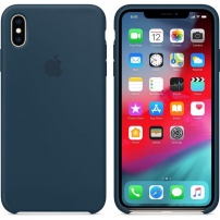 Origineel Apple Siliconen hoesje voor iPhone XS Max. - onderzeegroen