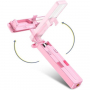USAMS Mini Wire Light Selfie Stick met Flitser - zwart