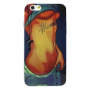 Beschermhoes/afdekking met transparant omtrekframe voor Apple iPhone 6S / 6 - sexy meisje - wonderbaarlijk