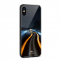 NXE-hoes met glazen achterkant voor iPhone X - nachttraject