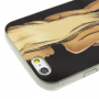 Beschermhoes/afdekking met transparant omtrekframe voor Apple iPhone 6S - sexy meisje met blond haar