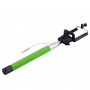 Telescopische selfie stick / monopod met bekabelde trekker voor iPhone - lengte 101,4cm - groen