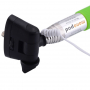 Telescopische selfie stick / monopod met bekabelde trekker voor iPhone - lengte 101,4cm - groen