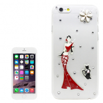 Luxe Diamond Cover Case / cover voor Apple iPhone 6S - mooie vrouw