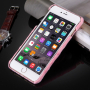 Plushy beschermende dop / deksel met dop voor Apple iPhone 6S - rozig
