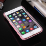 Plushy beschermende dop / deksel met dop voor Apple iPhone 6S - rozig