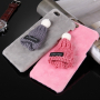 Plushy beschermende dop / deksel met dop voor Apple iPhone 6S - grijs