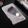 Plushy beschermende dop / deksel met dop voor Apple iPhone 6S - grijs