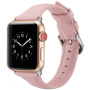 Stijlvolle kunstlederen band voor Apple Watch 42mm / 41mm / 40mm / 38mm - rozig