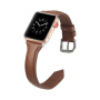 Stijlvolle kunstlederen band voor Apple Watch 42mm / 41mm / 40mm / 38mm - donkerbruin