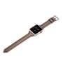 Stijlvolle kunstlederen band voor Apple Watch 42mm / 41mm / 40mm / 38mm - donkerbruin
