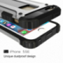 Super bestendige" Armor" hoes voor iPhone 5 / 5S / SE (2016) - zilver