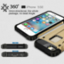 Super bestendige" Armor" hoes voor iPhone 5 / 5S / SE (2016) - goud