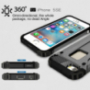 Super bestendige" Armor" hoes voor iPhone 5 / 5S / SE (2016) - grijs
