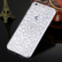 Beschermende rugzijde met strass-steentjes in diamant stijl voor iPhone 6 / 6S - zilver