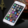 Beschermende rugzijde met strass-steentjes in diamant stijl voor iPhone 6 / 6S - zilver